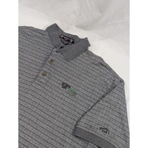 Monterey Club Mens Red Size Large Performance Golf Polo Shirt Southern Oaks‎